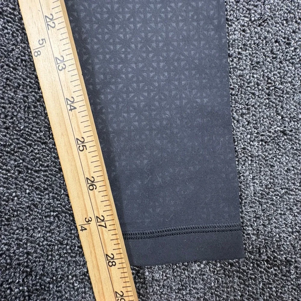 Lululemon Align High Rise Leggings Womens 2 Black Geometric Pattern Yoga Pants